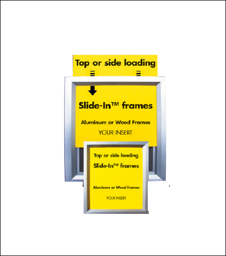 Aluminum "Slide-In" Display Frame