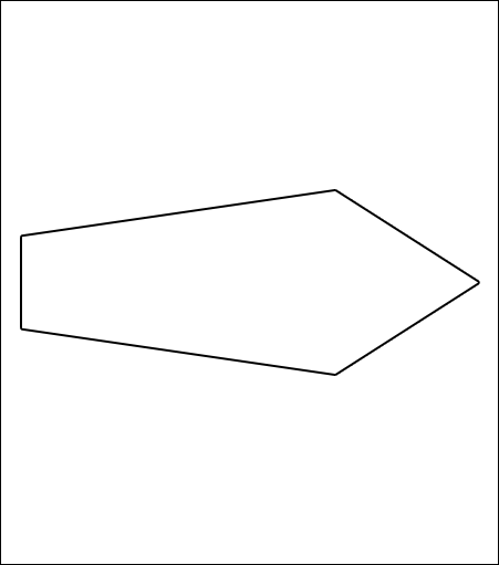 Corrugated Arrow Shape