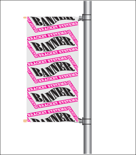 Single Pole Banner Bracket System