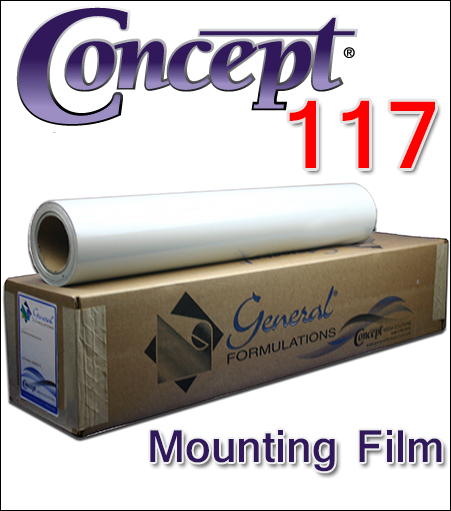 General Formulations® 116 Clear Glass Mounting Film