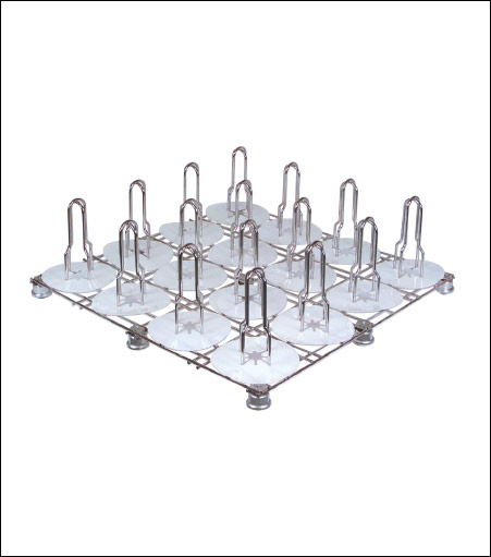 Chrome Plated Floor Rack