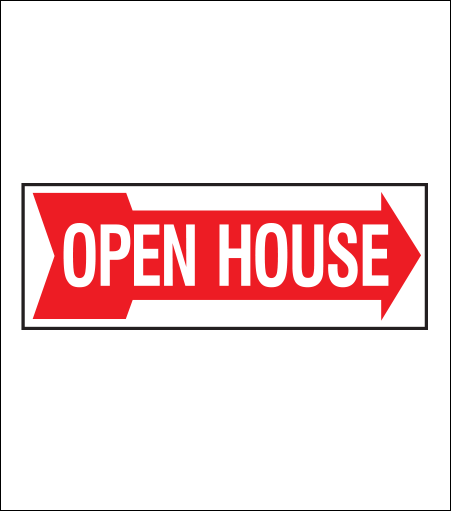 Open House Sign