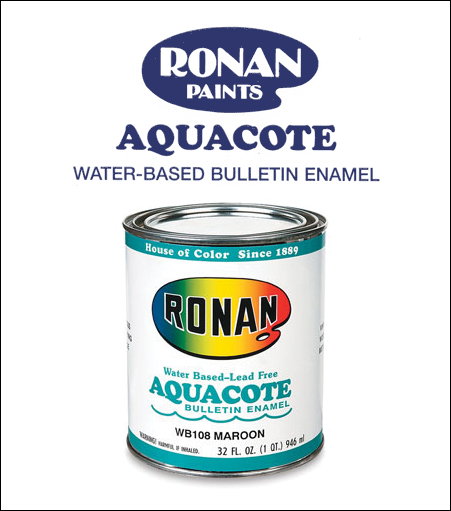 Ronan Aquacote Bulletin Enamel Paint