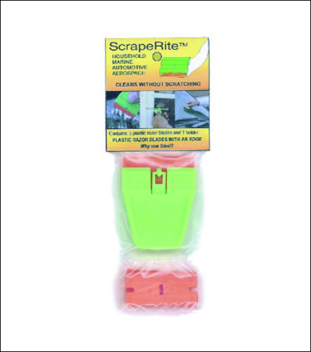 ScrapeRite&trade; Double Edge Plastic Razor Blades 5 Pack