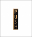 "Push" Door Sticker