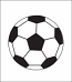 Printed Corrugated Shape - Soccer Ball