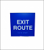 Exit Route ADA Sign