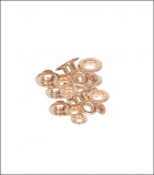 Gold Self Piercing Brass Grommets