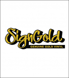 SignGold Genuine Gold Vinyl
