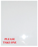 Replacement Brochure Holder face