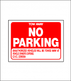 No Parking Sign