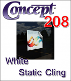 General Formulations® 208 White Static Cling Vinyl