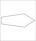 Corrugated Arrow Shape