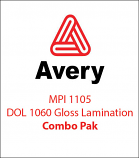 Avery© MPI 1105 Media & DOL® 1060 Gloss Lam Combo Pak