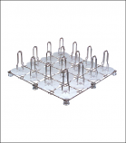 Chrome Plated Floor Rack