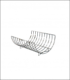 Chrome Plated Material Saver Floor Rack